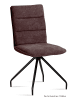 58 aufm Kessel ESSZIMMERSTUHL (2er-Set) Dianna 47x92x60 Schwarz/Braun