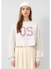 QS Sweatshirt in 02D0_creme