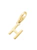 Giorgio Martello Milano Charm Buchstabe H in Gold