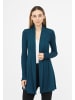 TOOCHE Strickjacke "Azure Elegance Wrap" in petrol