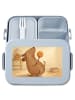 Mr. & Mrs. Panda Bento Box Hund Keks Design ohne Spruch in Blau Pastell