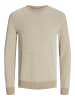 Jack & Jones Strickpullover in Oatmeal