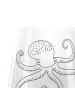 Mr. & Mrs. Panda Glas Windlicht Tintenfisch ohne Spruch in Transparent