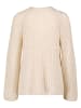 Zero  Pullover mit Stehkragen in Light Beige Melange