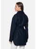 MADELEINE Hemdjacke mit Bindegürtel in marine