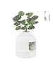 Feandrea Katzentoilette Boxal in Weiß - (B)49 x (H)115 x (T)49 cm
