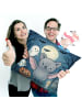 Mr. & Mrs. Panda Sofakissen Fledermaus Dracula Design ohne Spruch in Weiß