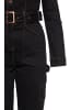 Queen Kerosin Queen Kerosin Workwear Overall in schwarz