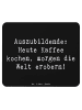 Mr. & Mrs. Panda Mouse Pad Spruch Auszubildender Abenteuer mit S... in Schwarz