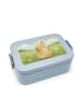 Mr. & Mrs. Panda Lunchbox Hund Liebe Design ohne Spruch in Blau Pastell
