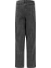 Urban Classics Urban Classics Ladies Distressed 90's Wide Leg Denim Pants in black charcoal washed