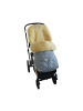 Kaiser Naturfellprodukte Lammfell - Kinderwagen Fußsack Coosy light grey melange