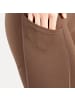 SMILODOX Leggings Adrielle Pocket Seamless in Braun
