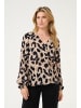 Kaffe Bluse langarm KAmaira Regular fit in Large Animal Print