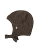 Joha Erstlingsmütze aus Merinowolle in braun