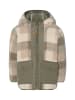 Noppies Winter Jacke Loja - Reversible in Check Pattern Medium Green