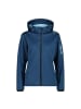 cmp Funktions-Softshelljacke WOMAN JACKET ZIP HOOD in Blau