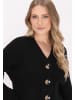 DreiMaster Damen Cardigan in Schwarz