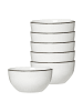 Ritzenhoff & Breker 6er Set Müslischalen Adela in Grau ø 14 cm