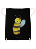Mr. & Mrs. Panda Stofftasche Biene Happy ohne Spruch in Schwarz