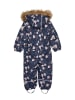 Minymo Schneeoverall MISnow Suit AOP in Blau