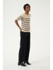 Kaffe Strickpullover KAlizza Regular fit in Feather Gray Mel./Black