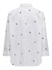 ONLY Bluse Hemdkragen Box Fit Manschetten Knopfleiste in Weiß-4