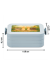 Mr. & Mrs. Panda MEPAL Bentobox Schnecken Liebe Design ohne Spruch in Blau Pastell