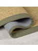 KADIMA DESIGN Outdoor Teppich Sisal Bordüre, Balkon schmutzabweisend in Natur-Grün