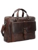 Leonhard Heyden Roma Aktentasche Leder 40 cm Laptopfach in braun