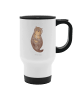 Mr. & Mrs. Panda Thermo-Kaffeebecher Otter Muschel ohne Spruch in Weiß