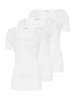 Hanro Unterhemd / Shirt Kurzarm Ultralight in Weiß
