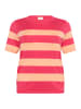 KAFFE curve Strickpullover KClizzy Regular fit in Chalk/Black Stripe