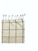 OYOY Decke Gobi - Grid Bed Cover in offwhite_anthracite