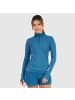 SMILODOX Trainingsjacke Half Zip Fastlane in Dunkelblau