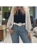FRONHOFER Damen Western Gürtel in Creme