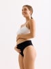 Erlich Textil  Light Touch High Waist Brazil STRING IM 3er PACK in schwarz