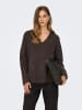 ONLY Strickpullover in Chocolate Martini