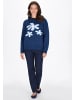 Usha Women Sweater in navy