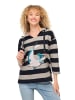 LAURASØN Sweatshirt in blautürkis