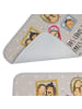 Mr. & Mrs. Panda Badvorleger Igel Familie mit Spruch in Grau Pastell
