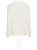 Delmao Stehkragenpullover in Offwhite