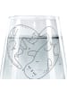 Mr. & Mrs. Panda Trinkglas Otter Valentine ohne Spruch in Transparent