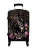 NoBoringSuitCases Suitcase, Koffer, Reisekoffer Pferd rosa schwarz