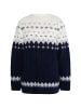 usha BLUE LABEL Damen Strickpullover in Marine Mehrfarbig