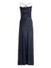 Vera Mont Abendkleid mit Wasserfallausschnitt in Night Sky