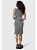 ragwear Sommerkleid Tagg Stripes in Black