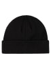 Petrol Industries Gerippte Beanie mit Patch Irontrail in Schwarz