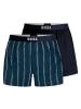 BOSS 2er Pack Boxer Shorts EW in Blau