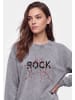 myMo ROCKS Women Sweatshirt in Dark Grey